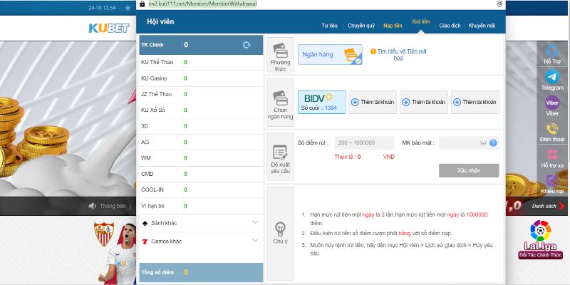 Biểu mẫu thông tin dùng để rút tiền Cn3789